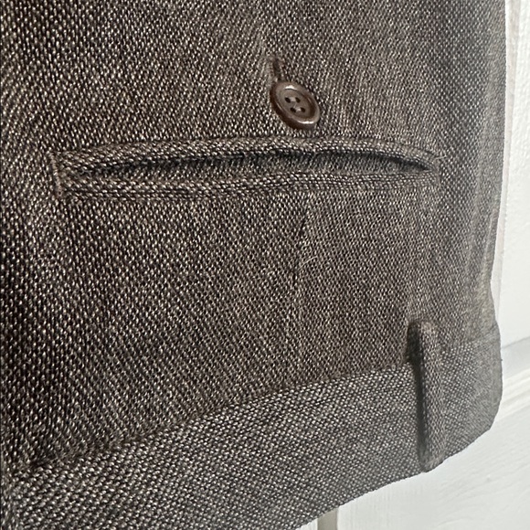 Armani Black/Grey Wool Blend Coat